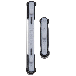 Replacement Hard Buttons (Power / Volume) Compatible For Samsung Galaxy S25 / S25 Plus (Premium) (Silver Shadow)