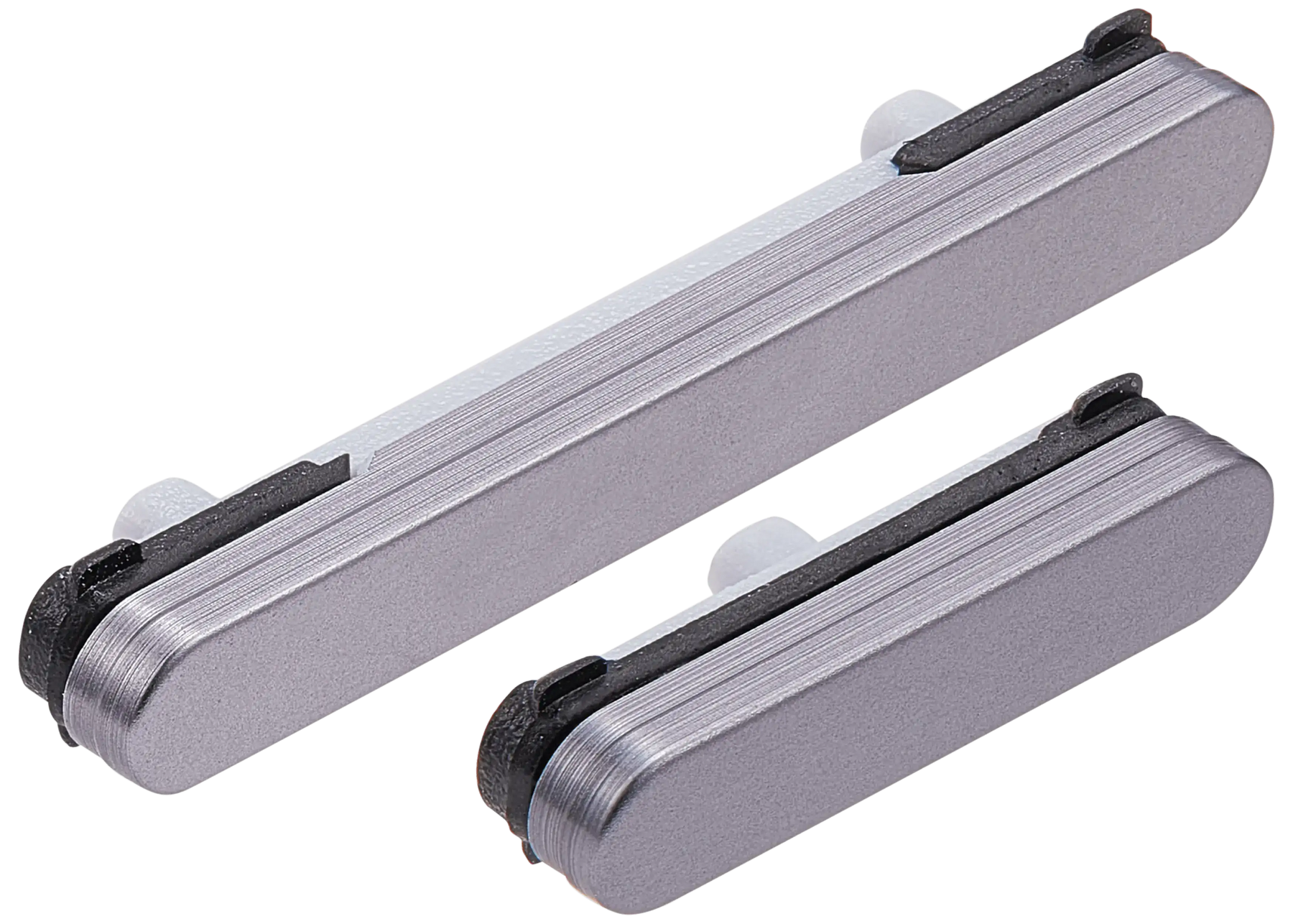 Replacement Hard Buttons (Power / Volume) Compatible For Samsung Galaxy S25 / S25 Plus (Premium) (Silver Shadow)