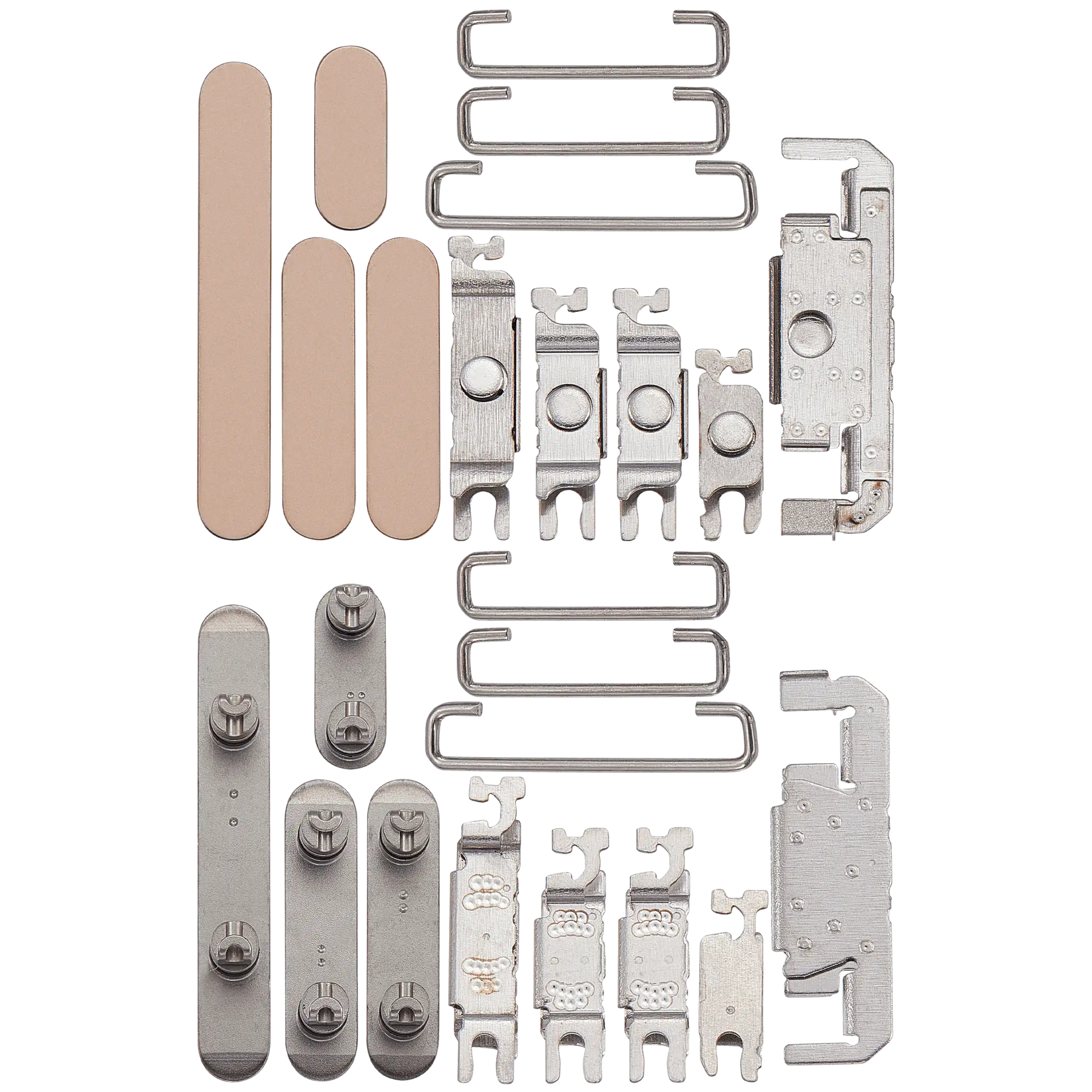 Hard Buttons (Power / Volume / Switch) Compatible For iPhone 16 Pro / 16 Pro Max (Desert Titanium)