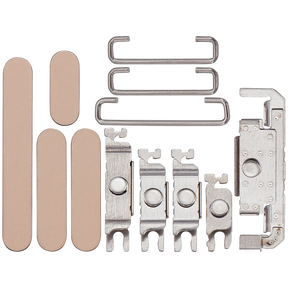 Hard Buttons (Power / Volume / Switch) Compatible For iPhone 16 Pro / 16 Pro Max (Desert Titanium)