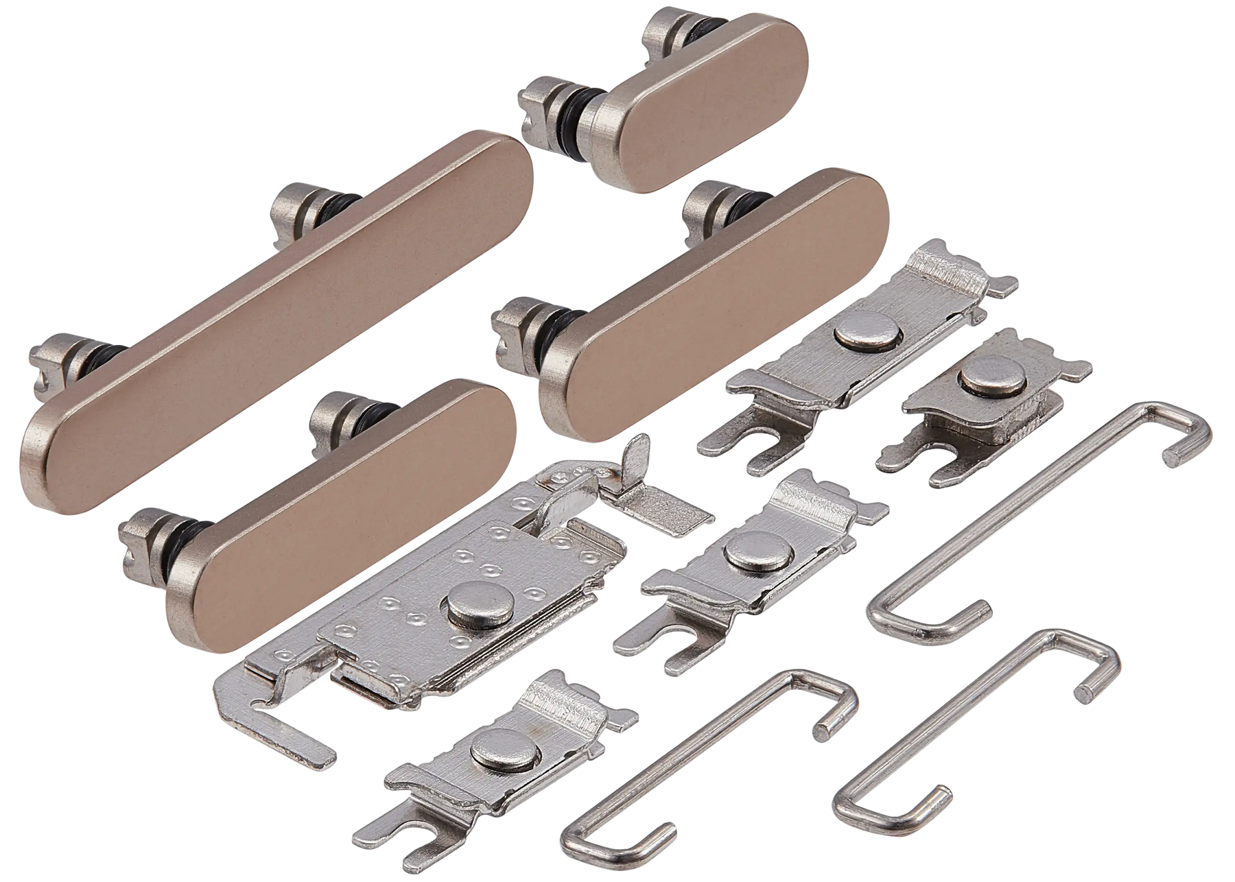 Hard Buttons (Power / Volume / Switch) Compatible For iPhone 16 Pro / 16 Pro Max (Desert Titanium)