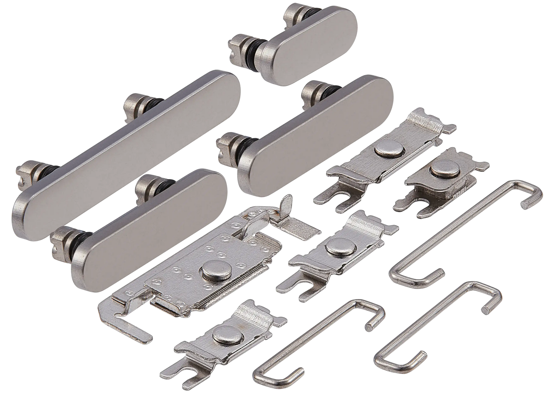 Hard Buttons (Power / Volume / Switch) Compatible For iPhone 16 Pro / 16 Pro Max (Natural Titanium)