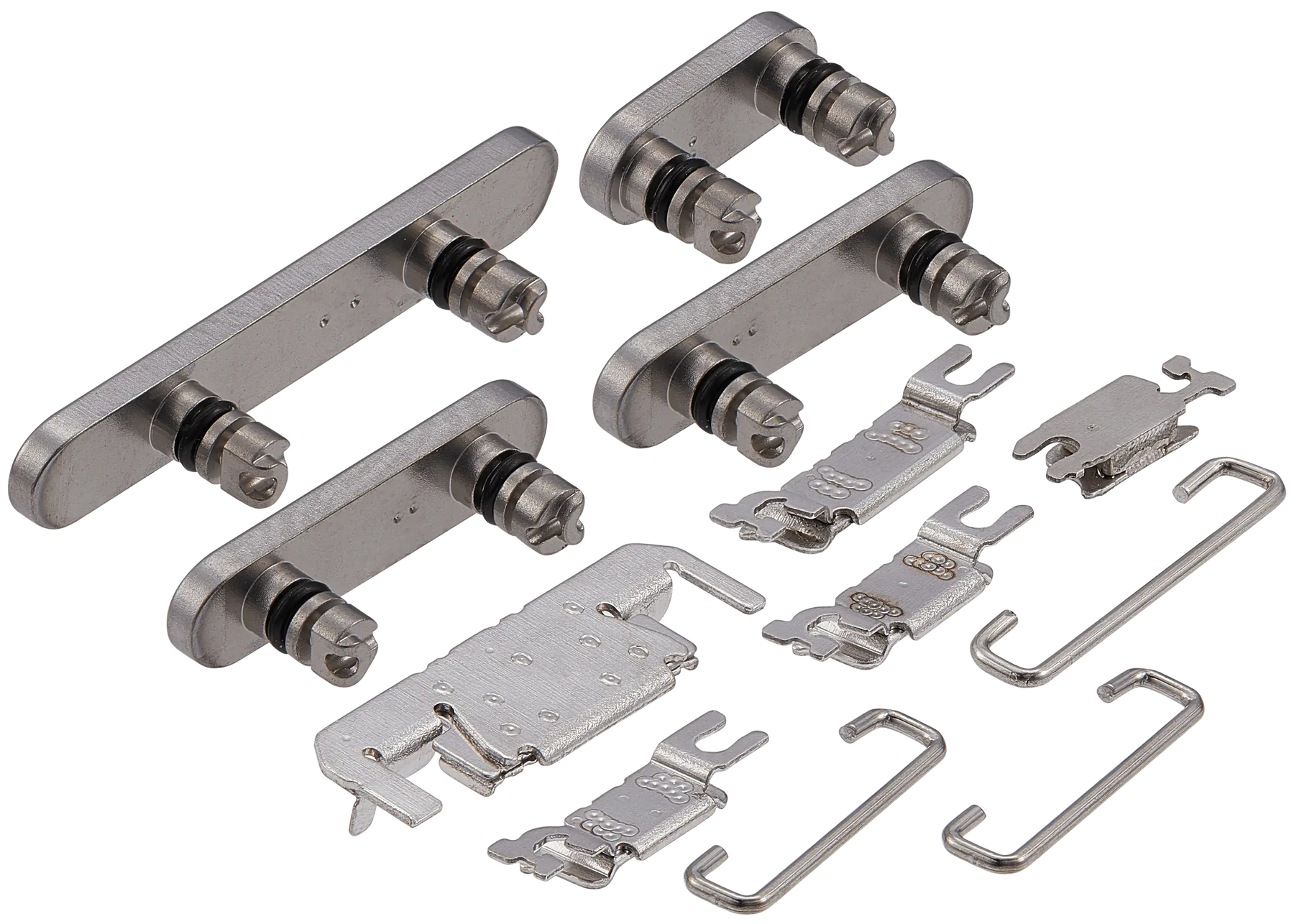 Hard Buttons (Power / Volume / Switch) Compatible For iPhone 16 Pro / 16 Pro Max (Natural Titanium)