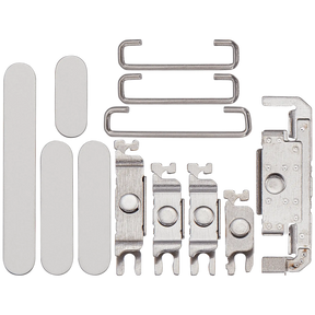 Hard Buttons (Power / Volume / Switch) Compatible For iPhone 16 Pro / 16 Pro Max (White Titanium)