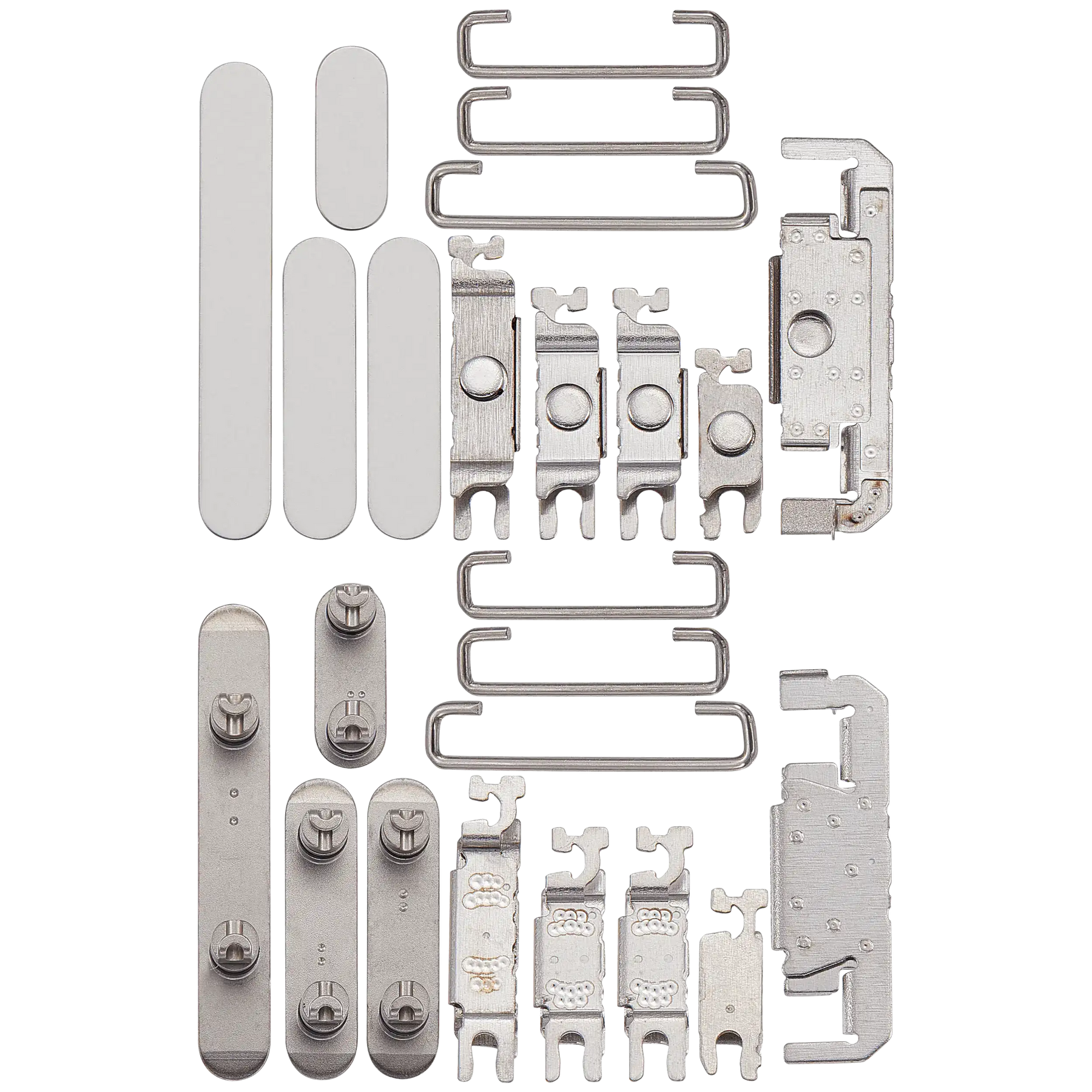 Hard Buttons (Power / Volume / Switch) Compatible For iPhone 16 Pro / 16 Pro Max (White Titanium)