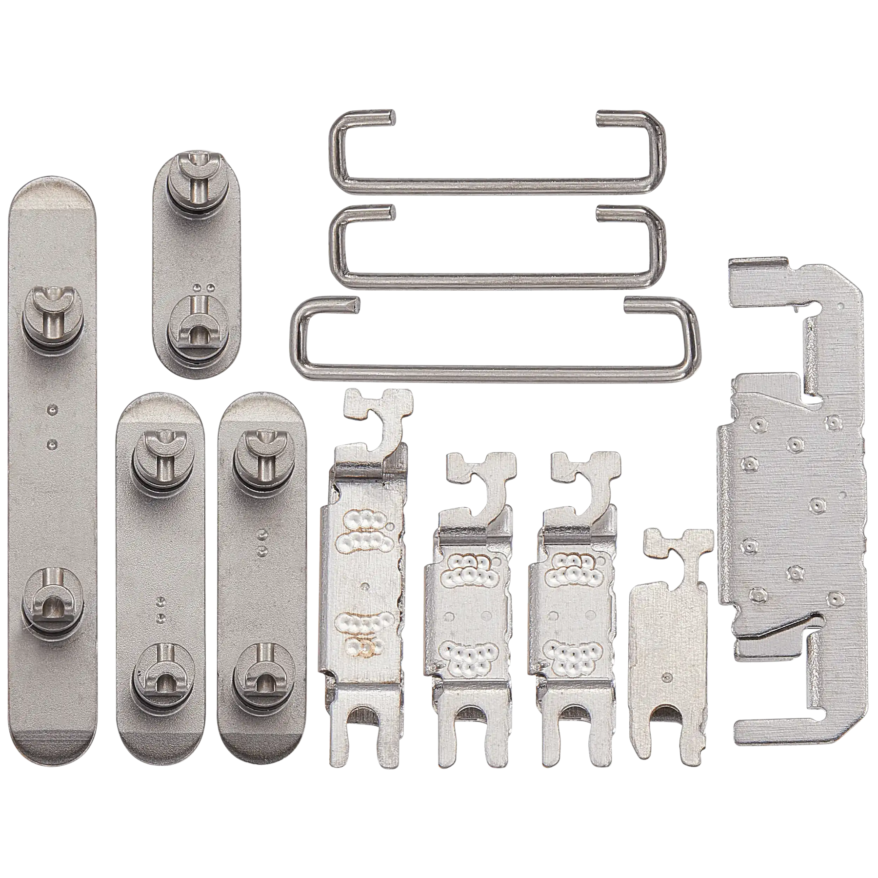 Hard Buttons (Power / Volume / Switch) Compatible For iPhone 16 Pro / 16 Pro Max (White Titanium)