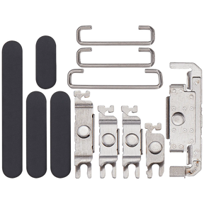 Hard Buttons (Power / Volume / Switch) Compatible For iPhone 16 Pro / 16 Pro Max (Black Titanium)