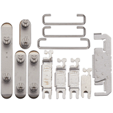 Hard Buttons (Power / Volume / Switch) Compatible For iPhone 16 Pro / 16 Pro Max (Black Titanium)