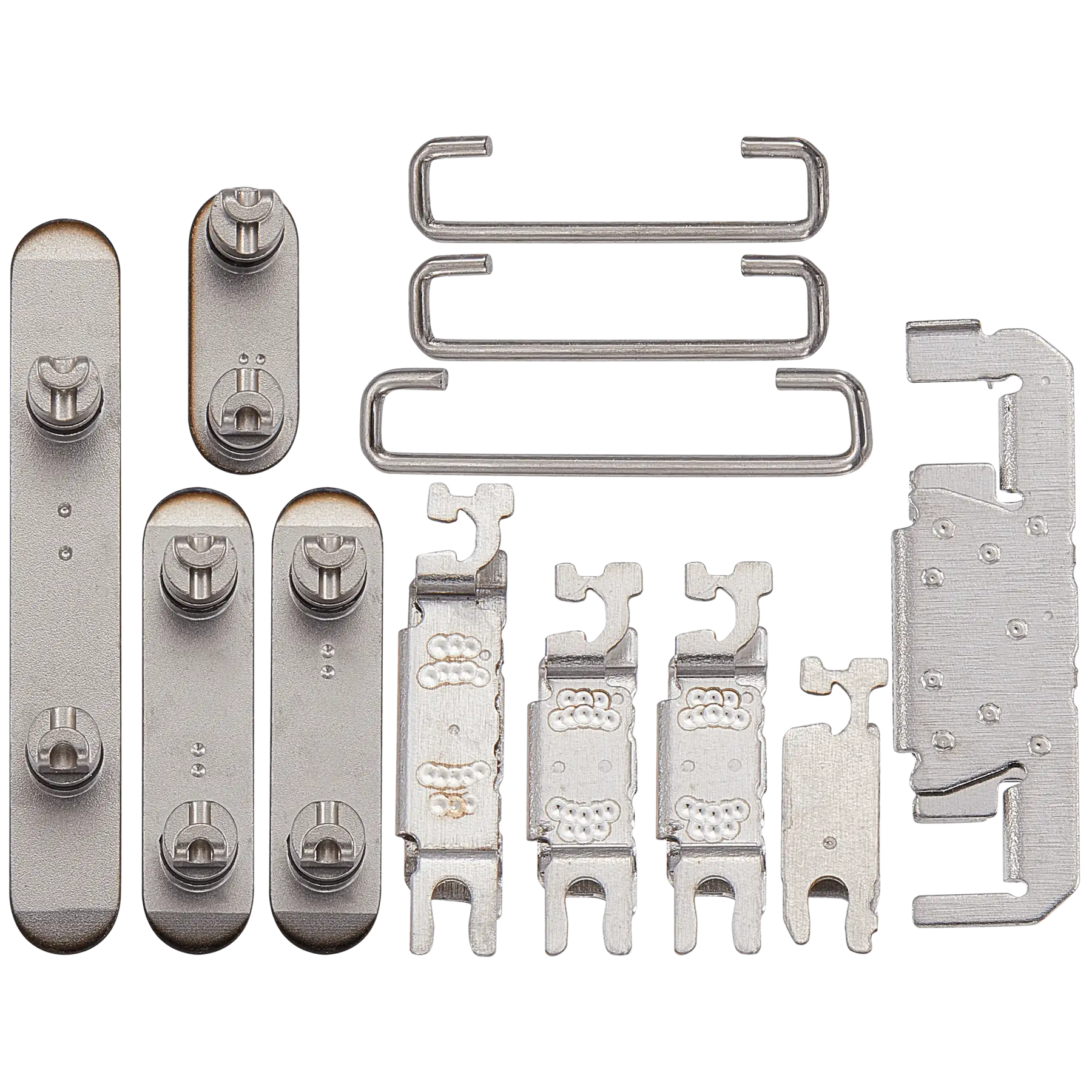 Hard Buttons (Power / Volume / Switch) Compatible For iPhone 16 Pro / 16 Pro Max (Black Titanium)