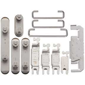 Hard Buttons (Power / Volume / Switch) Compatible For iPhone 16 Pro / 16 Pro Max (Black Titanium)