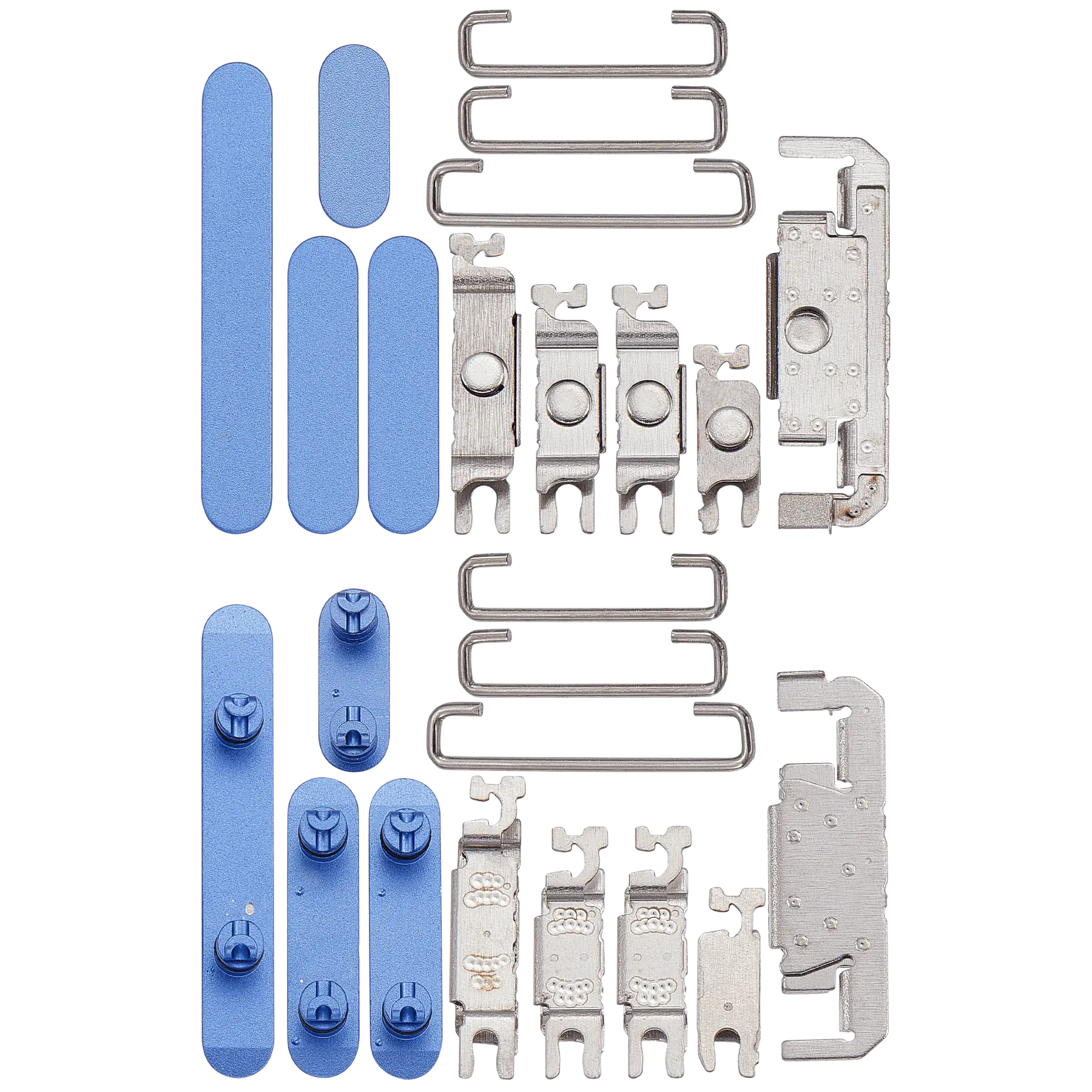 Hard Buttons (Power / Volume / Switch) Compatible For iPhone 16 / 16 Plus (Ultramarine)