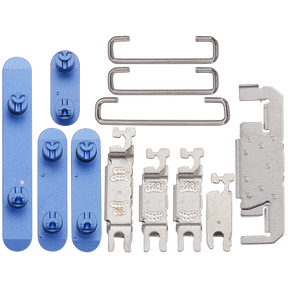 Hard Buttons (Power / Volume / Switch) Compatible For iPhone 16 / 16 Plus (Ultramarine)