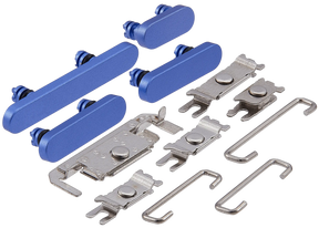 Hard Buttons (Power / Volume / Switch) Compatible For iPhone 16 / 16 Plus (Ultramarine)