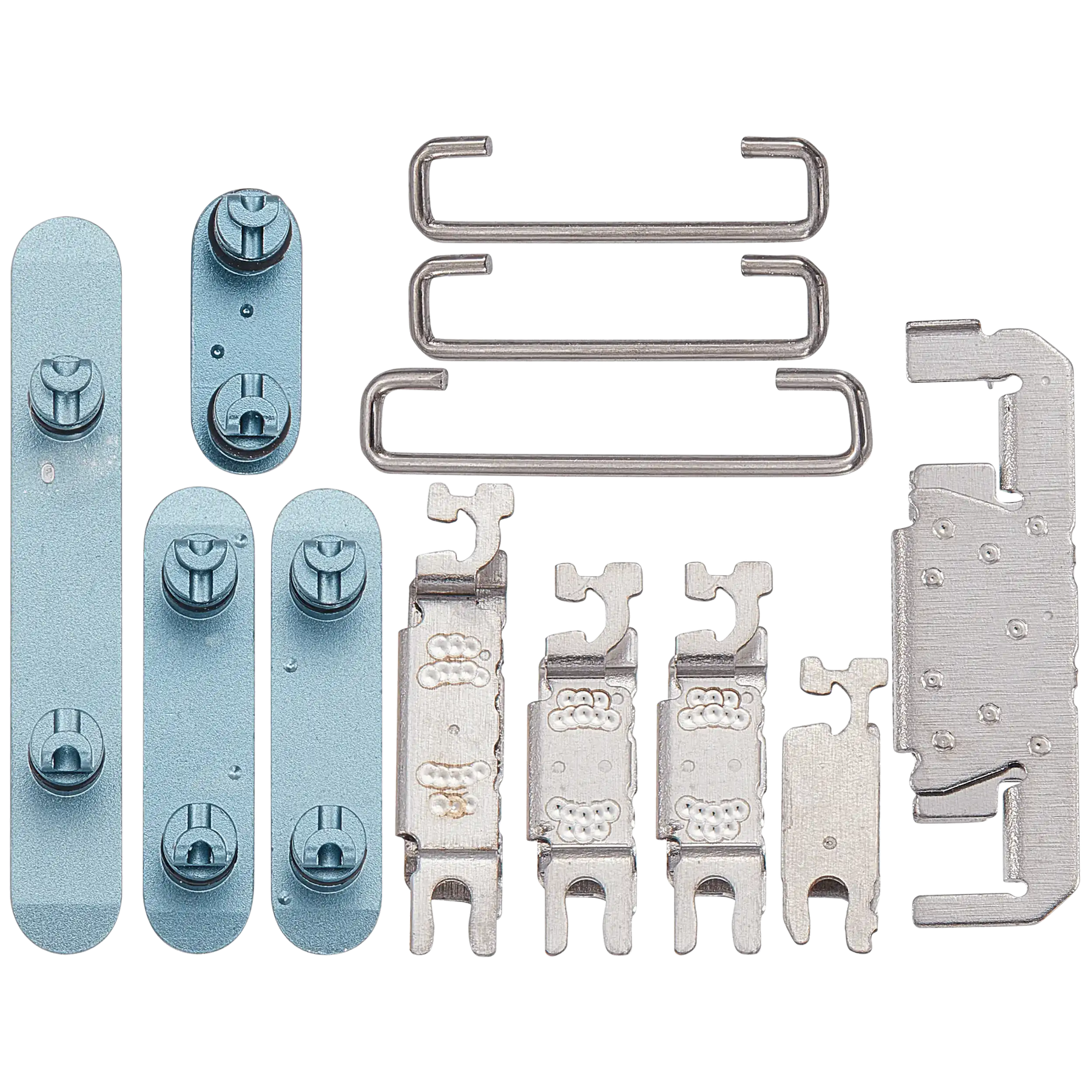 Hard Buttons (Power / Volume / Switch) Compatible For iPhone 16 / 16 Plus (Teal)