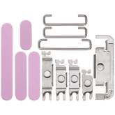 Hard Buttons (Power / Volume / Switch) Compatible For iPhone 16 / 16 Plus (Pink)