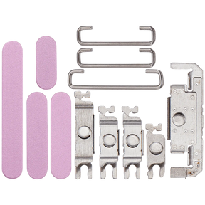 Hard Buttons (Power / Volume / Switch) Compatible For iPhone 16 / 16 Plus (Pink)