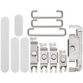 Hard Buttons (Power / Volume / Switch) Compatible For iPhone 16 / 16 Plus (White)