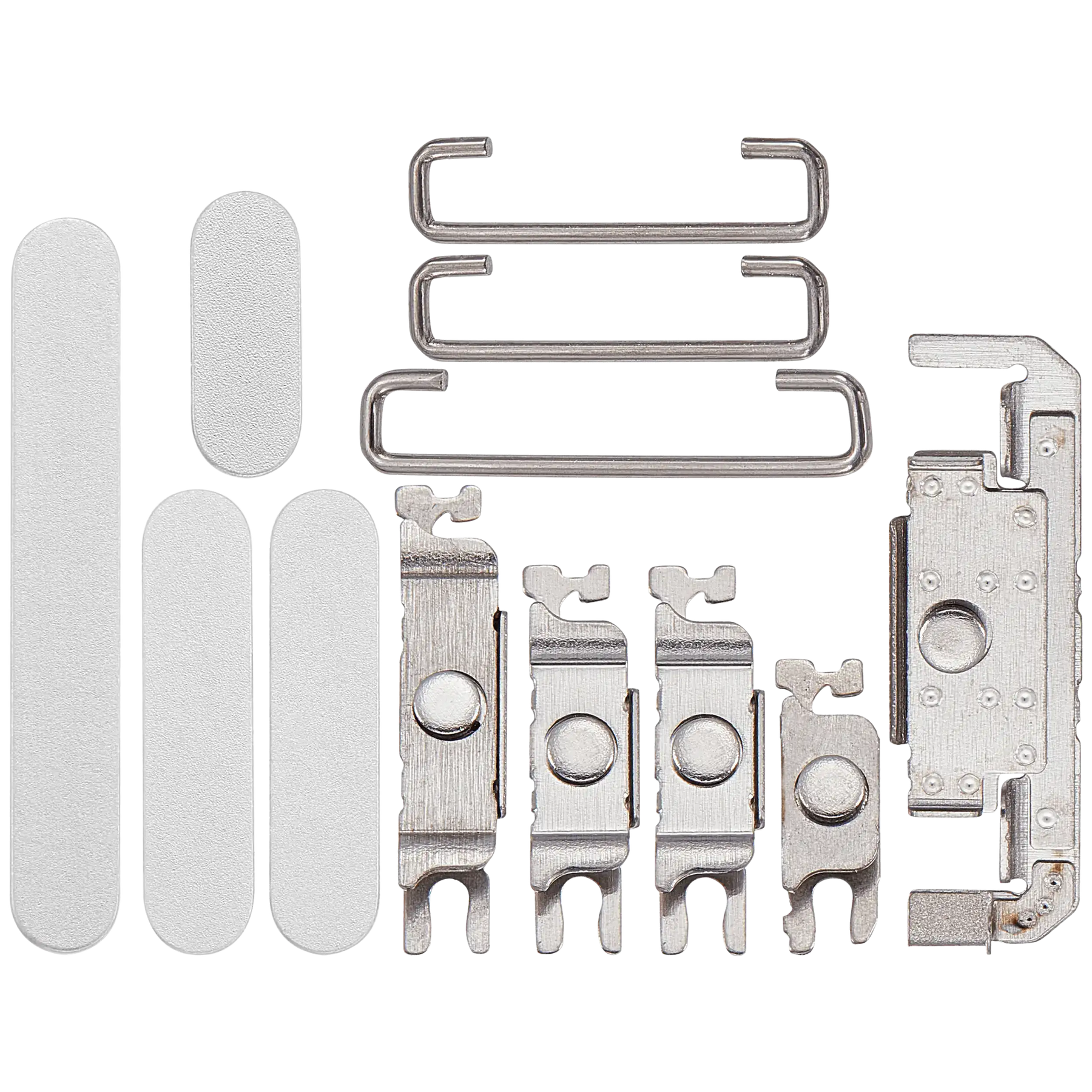 Hard Buttons (Power / Volume / Switch) Compatible For iPhone 16 / 16 Plus (White)