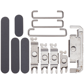 Hard Buttons (Power / Volume / Switch) Compatible For iPhone 16 / 16 Plus (Black)