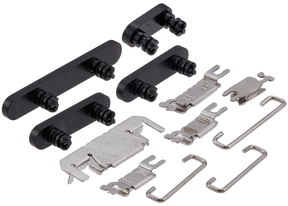 Hard Buttons (Power / Volume / Switch) Compatible For iPhone 16 / 16 Plus (Black)