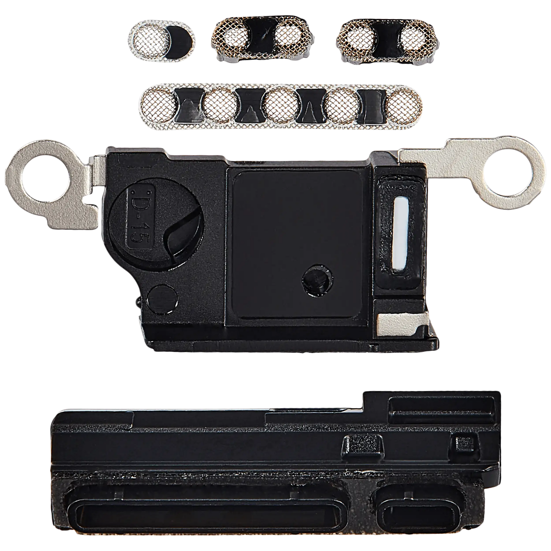 Loudspeaker / Mic Mesh Compatible For iPhone 16 Pro Max (Desert Titanium) (10 Pack)