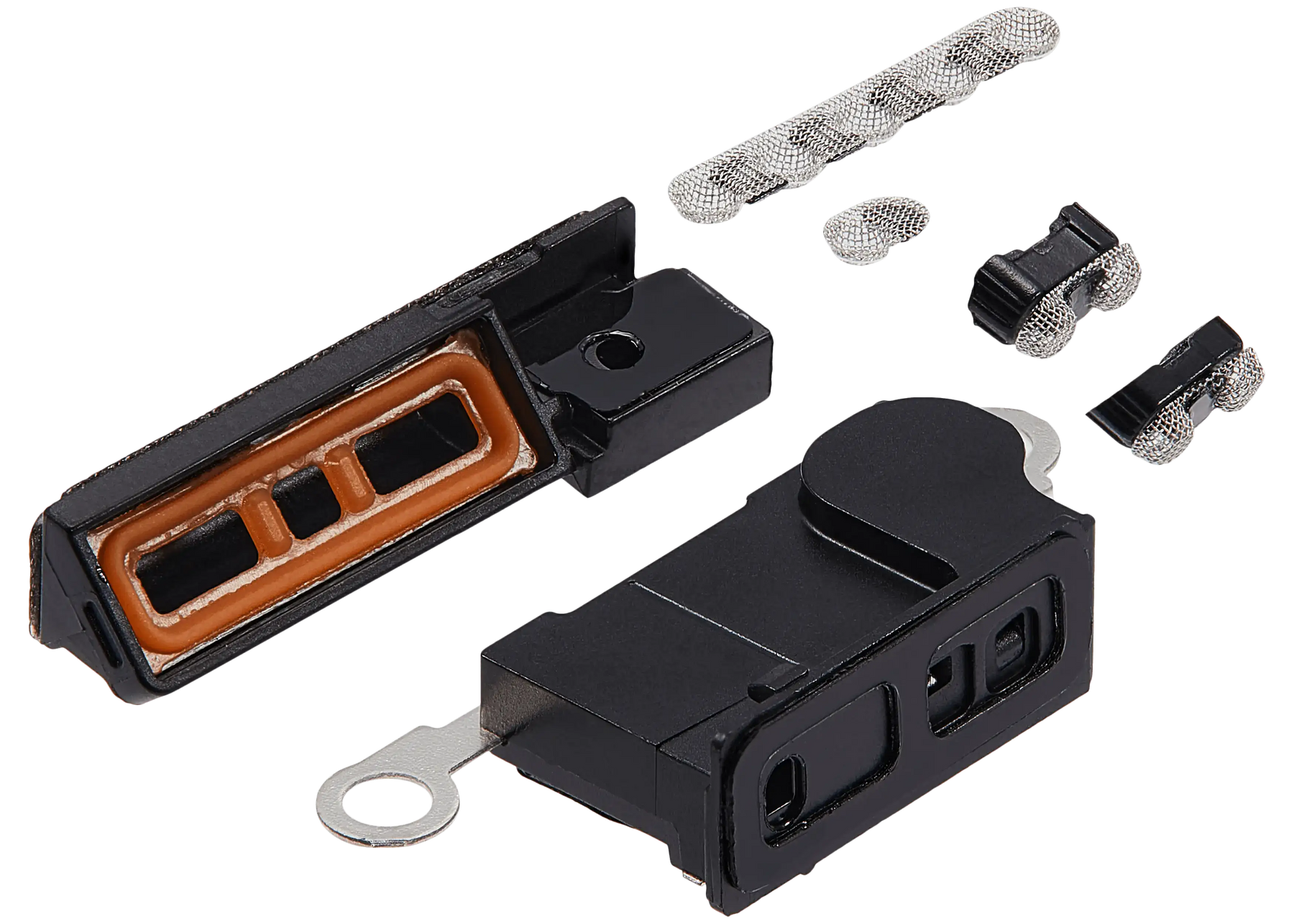 Loudspeaker / Mic Mesh Compatible For iPhone 16 Pro Max (White Titanium) (10 Pack)