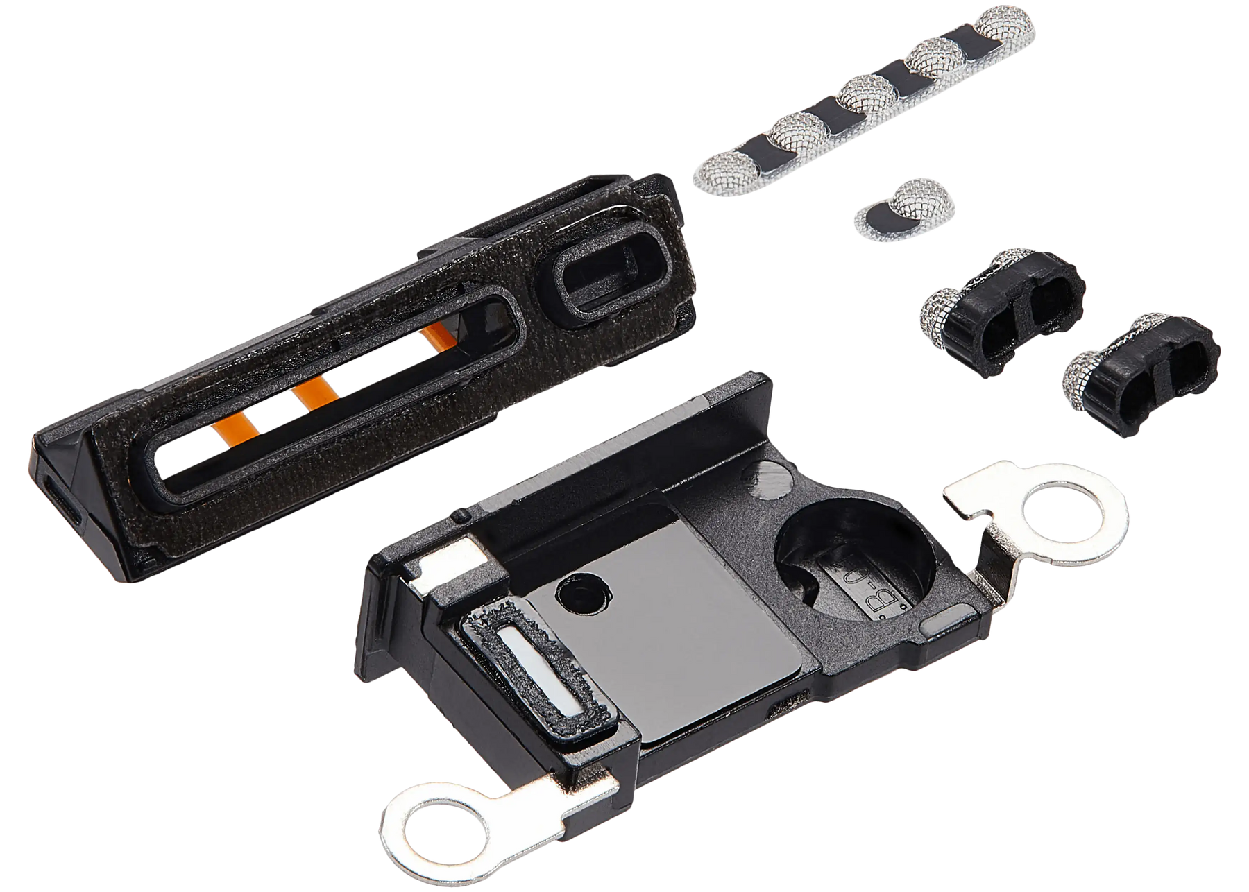 Loudspeaker / Mic Mesh Compatible For iPhone 16 Pro Max (White Titanium) (10 Pack)