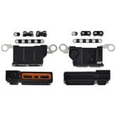 Loudspeaker / Mic Mesh Compatible For iPhone 16 Pro Max (Black Titanium) (10 Pack)