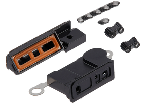 Loudspeaker / Mic Mesh Compatible For iPhone 16 Pro Max (Black Titanium) (10 Pack)