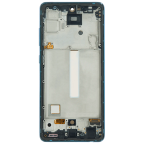 OLED Assembly With Frame Compatible For Samsung Galaxy A52 4G (A525 / 2021) / A52 5G (A526 / 2021) / A52S 5G (A528 / 2021) (6.36") (Vemake) (Awesome Blue)