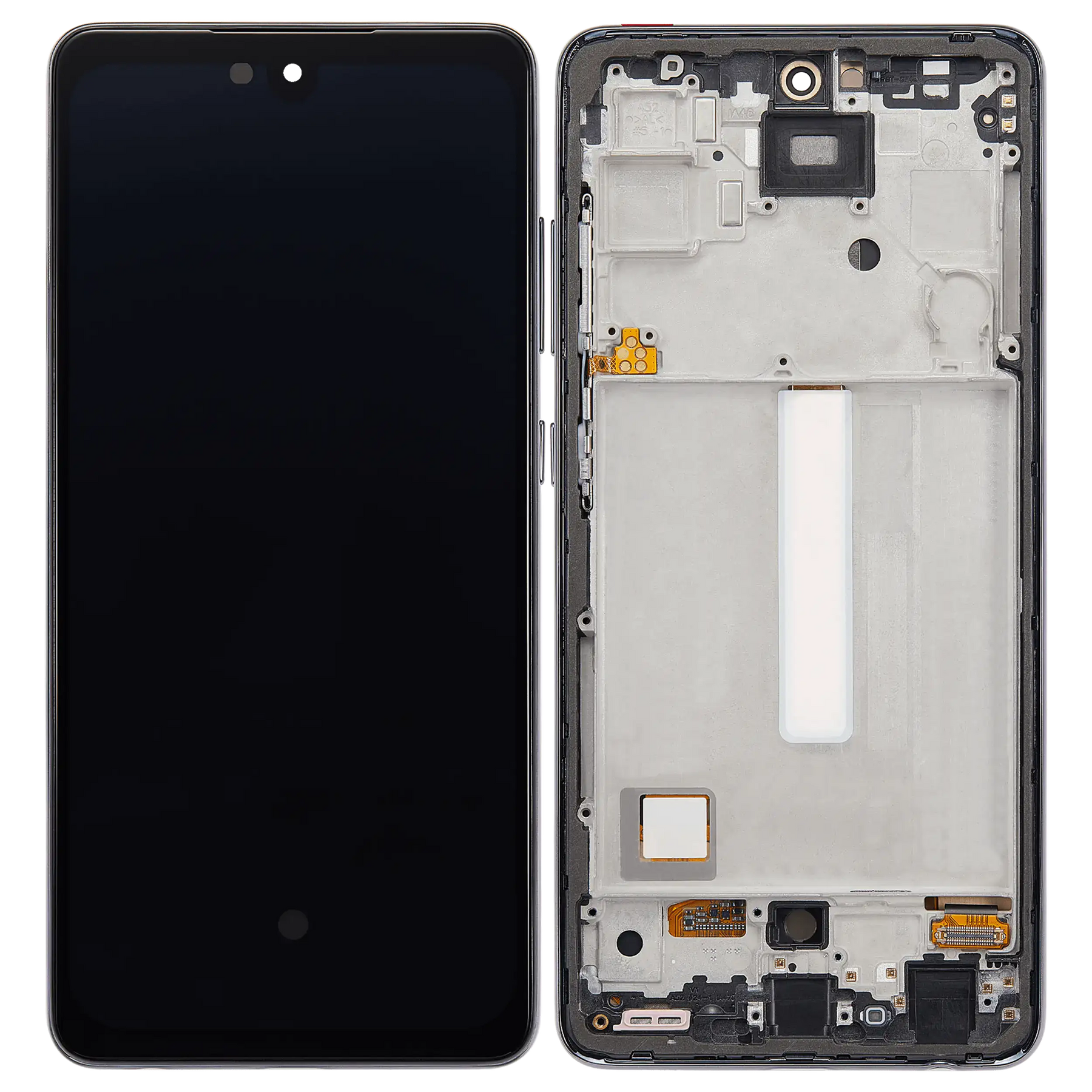 OLED Assembly With Frame Compatible For Samsung Galaxy A52 4G (A525 / 2021) / A52 5G (A526 / 2021) / A52S 5G (A528 / 2021) (6.36") (Vemake) (Awesome Black)