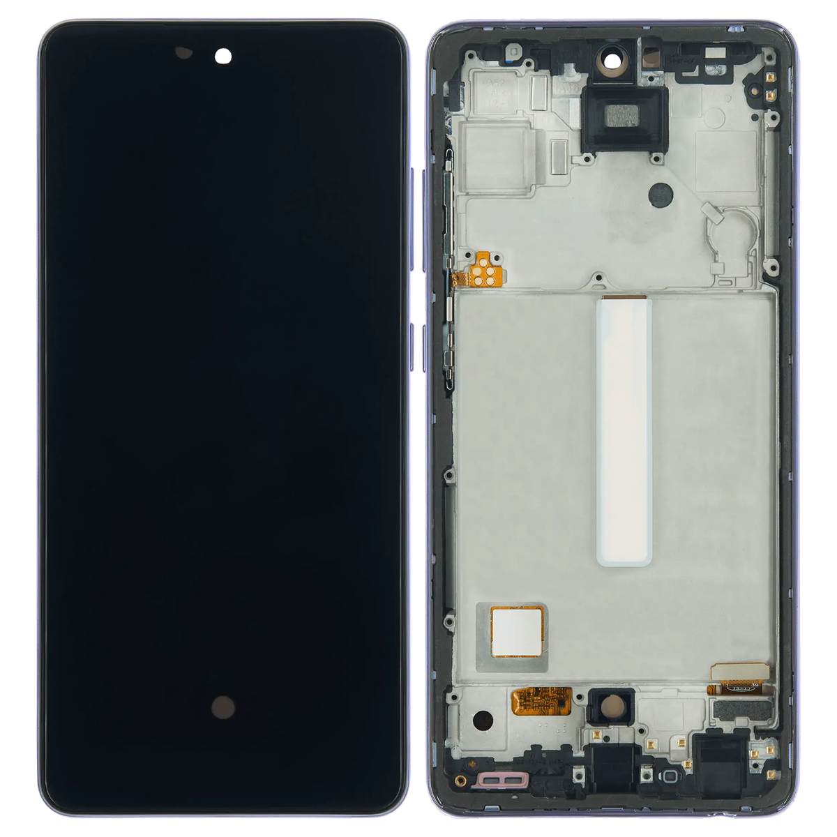 Replacement OLED Assembly With Frame Compatible For Samsung Galaxy A52 4G (A525 / 2021) / A52 5G (A526 / 2021) / A52S 5G (A528 / 2021) (6.36") (Vemake) (Awesome Violet)