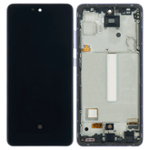 OLED Assembly With Frame Compatible For Samsung Galaxy A52 4G (A525 / 2021) / A52 5G (A526 / 2021) / A52S 5G (A528 / 2021) (6.36") (Vemake) (Awesome Violet)