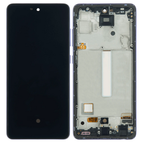 OLED Assembly With Frame Compatible For Samsung Galaxy A52 4G (A525 / 2021) / A52 5G (A526 / 2021) / A52S 5G (A528 / 2021) (6.36") (Vemake) (Awesome Violet)