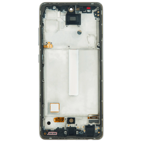 OLED Assembly With Frame Compatible For Samsung Galaxy A52 4G (A525 / 2021) / A52 5G (A526 / 2021) / A52S 5G (A528 / 2021) (6.36") (Vemake) (Awesome White)