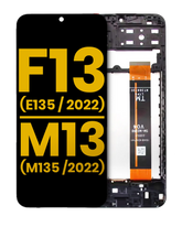 LCD Assembly With Frame Compatible For Samsung Galaxy F13 (E135 / 2022) / M13 (M135 / 2022)(Refurbished) (All Colors)