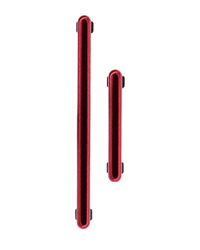 Replacement Hard Buttons (Power / Volume) Compatible For Samsung Galaxy Note 10 (Aura Red)