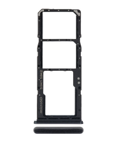 Replacement Dual Sim Card Tray Compatible For Samsung Galaxy A70 (A705 / 2019) (Black)