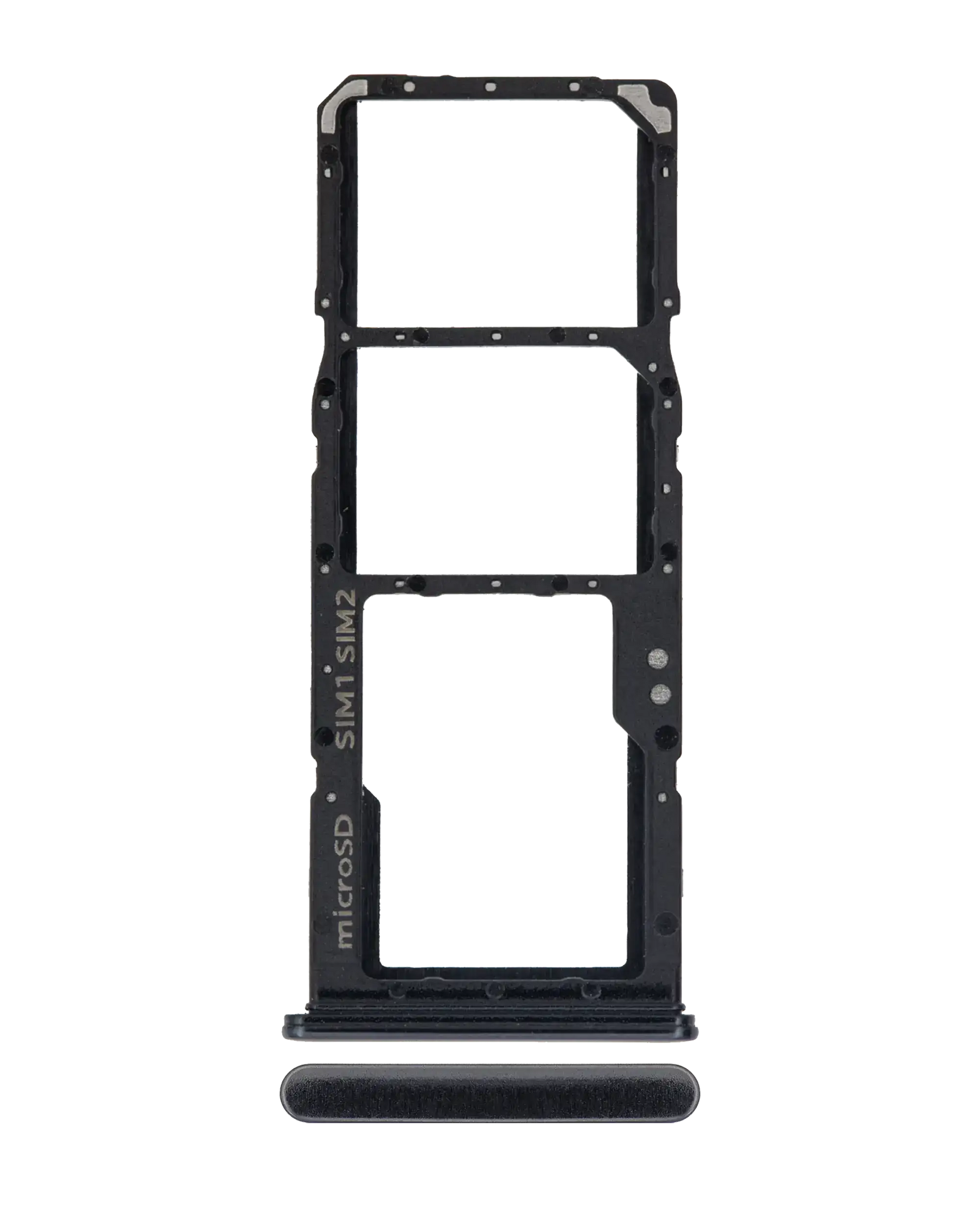 Replacement Dual Sim Card Tray Compatible For Samsung Galaxy A70 (A705 / 2019) (Black)