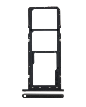 Dual Sim Card Tray Compatible For Samsung Galaxy A11 (A115 / 2020) (Black)