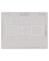 U-IP11 0.12MM A16/A17 Universal CPU Rework Repair BGA Reballing Stencil Compatible for iPhone 15 Series (Amaoe) (V3.0)