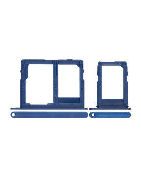 Replacemet Sim Card Tray Compatible For Samsung Galaxy A6 (A600 / 2018) / A6 Plus (A605 / 2018) (Blue)