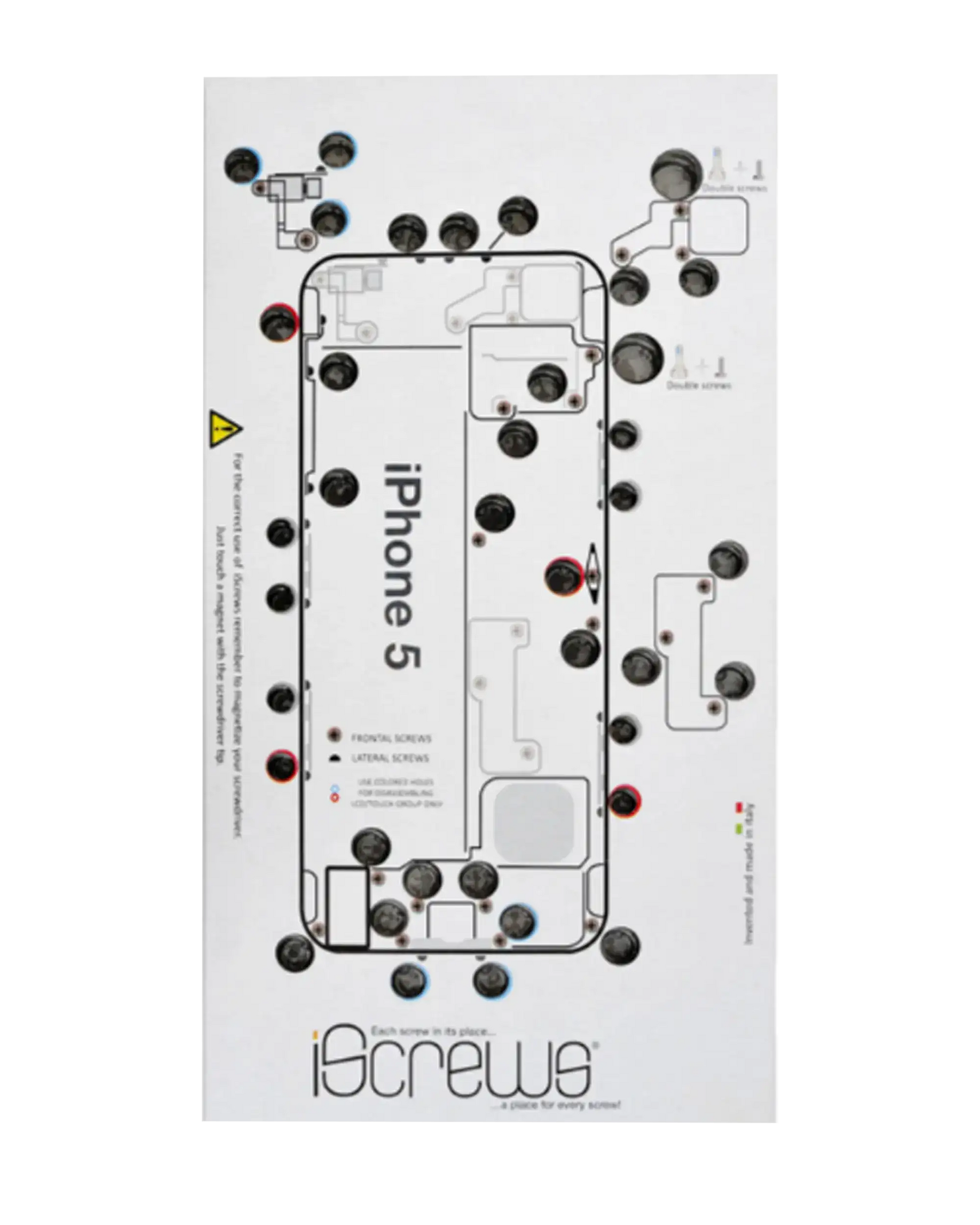 iScrews Position Mat Compatible For iPhone 5 (dottorpod)