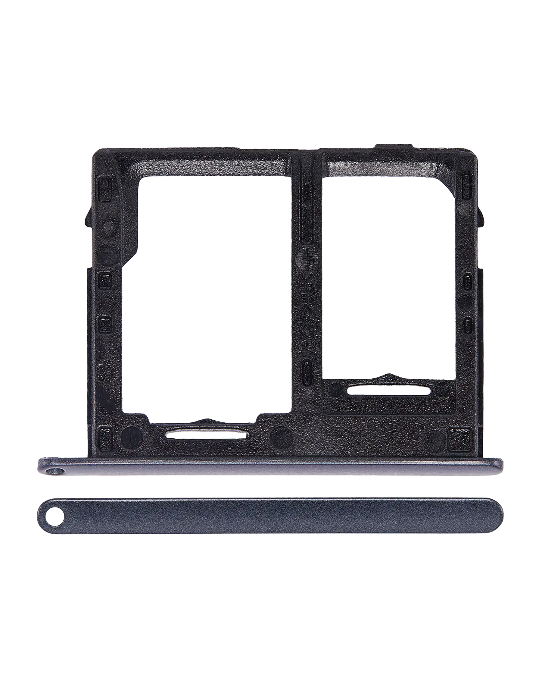 Single Sim Card Tray Replacement Compatible For Samsung Galaxy Tab A 10.1" (T515) (Black)