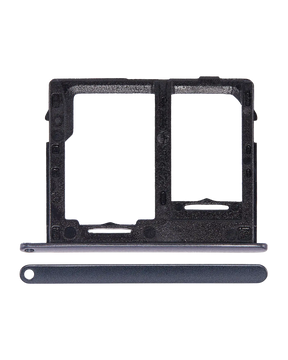 Single Sim Card Tray Replacement Compatible For Samsung Galaxy Tab A 10.1" (T515) (Black)