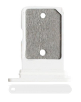 Sim Card Tray Compatible For Google Pixel 4A 5G Replacement (Genuine OEM) (Clearly White)