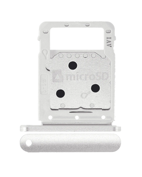 Sim Card Tray Compatible For Samsung Galaxy Tab S4 (T835) (2018) (LTE Version) (White)