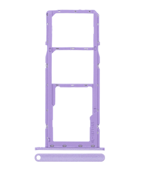 Dual Sim Card Tray Compatible For Samsung Galaxy A01 (A015 / 2020) (Purple)