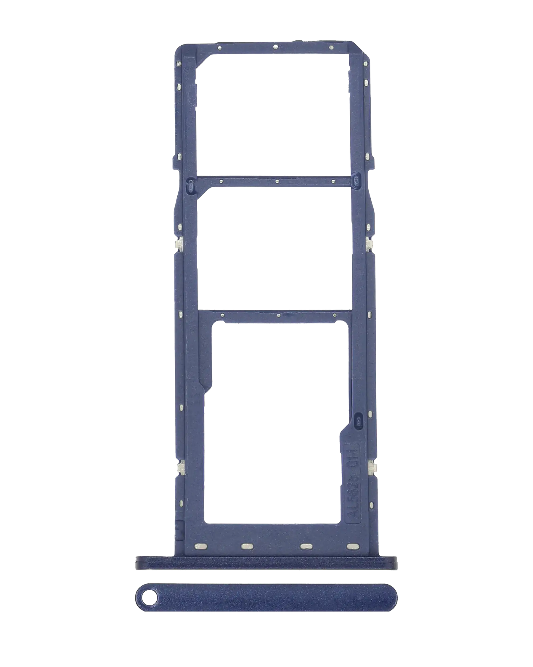 Dual Sim Card Tray Compatible For Samsung Galaxy A03S (A037F / 2021) (Blue)