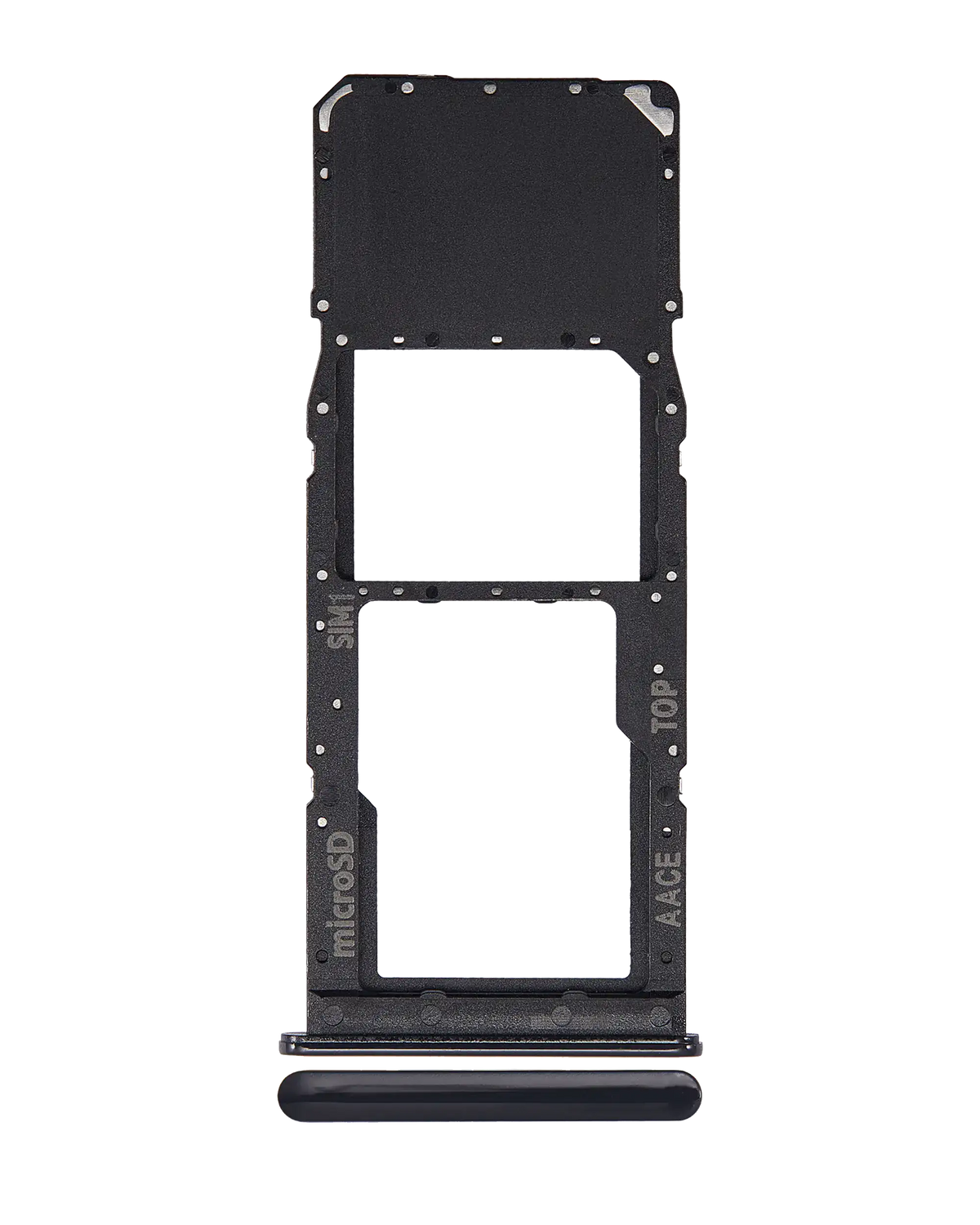 Single Sim Card Tray Compatible For Samsung Galaxy A13 (A135 / 2022) (Black)